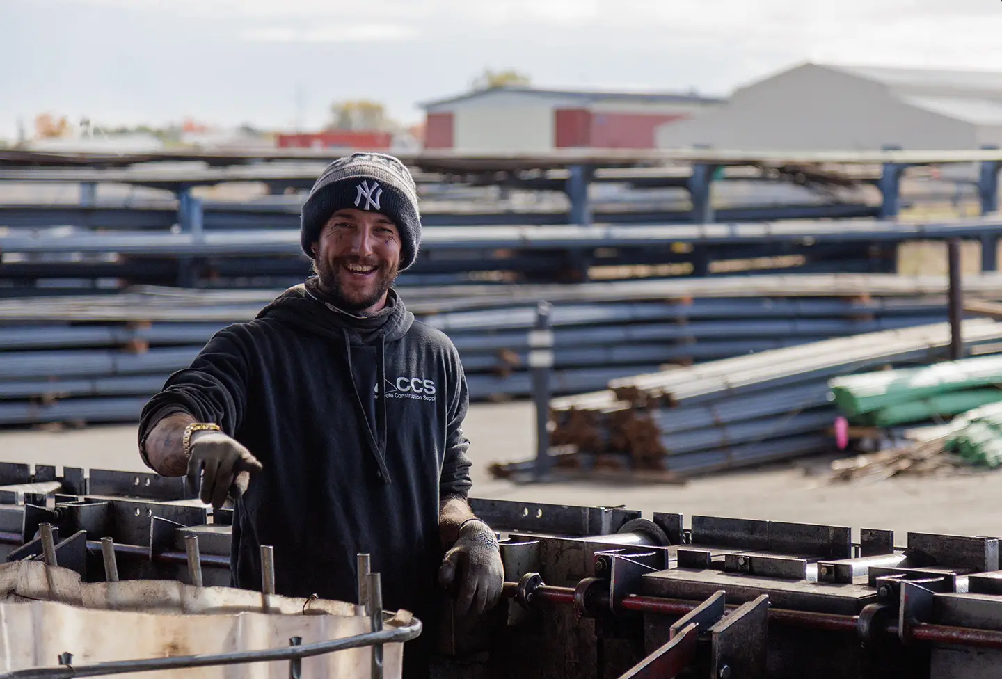 rebar in CCS meridian facility