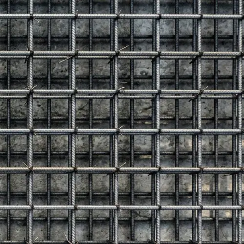 tied rebar